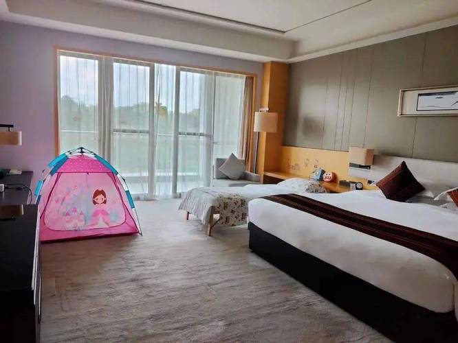 708住河源万绿湖美思威尔顿酒店豪华湖景亲子大床房!